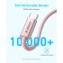 Anker Zolo 240W USB Type-C to USB Type-C Cable, Braided and Dirt-Free Type C Fast Charging 1.5m Cable - White